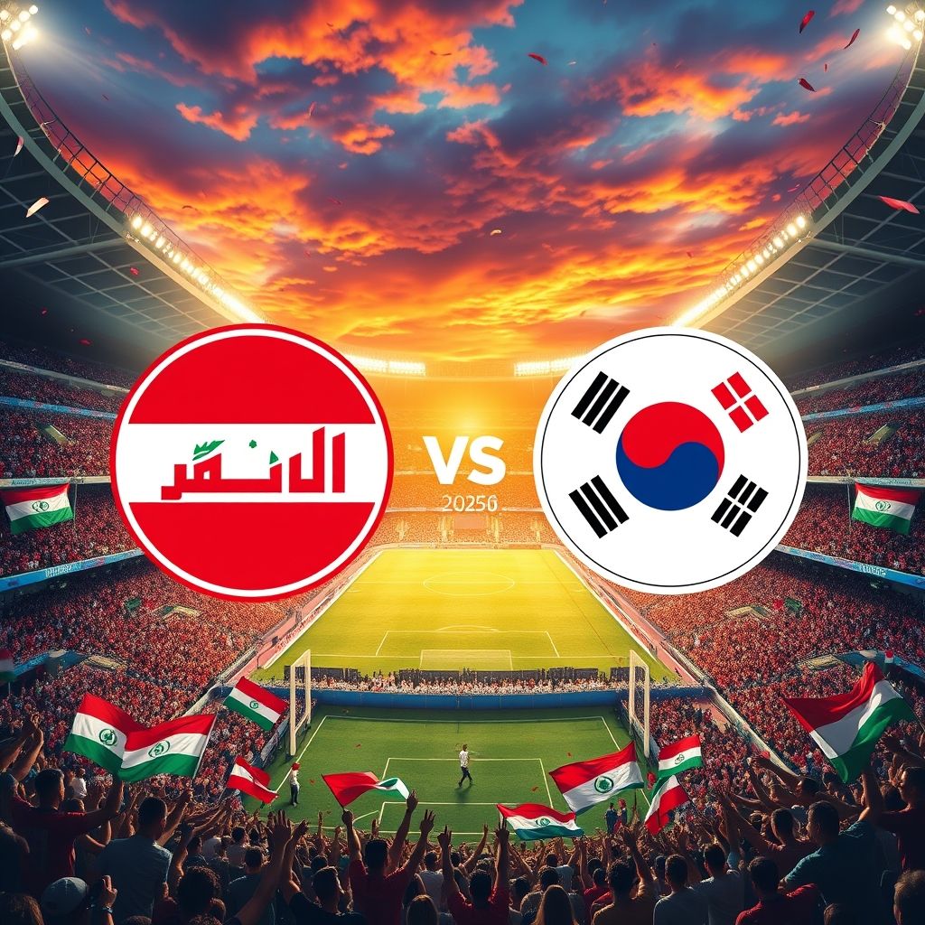 Xem trực tiếp trận đấu Iraq vs South Korea