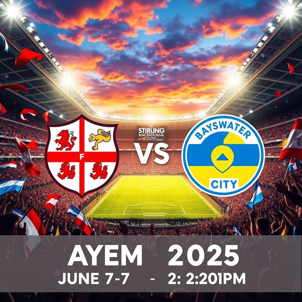 Trực tiếp trận Stirling Macedonia vs Bayswater City